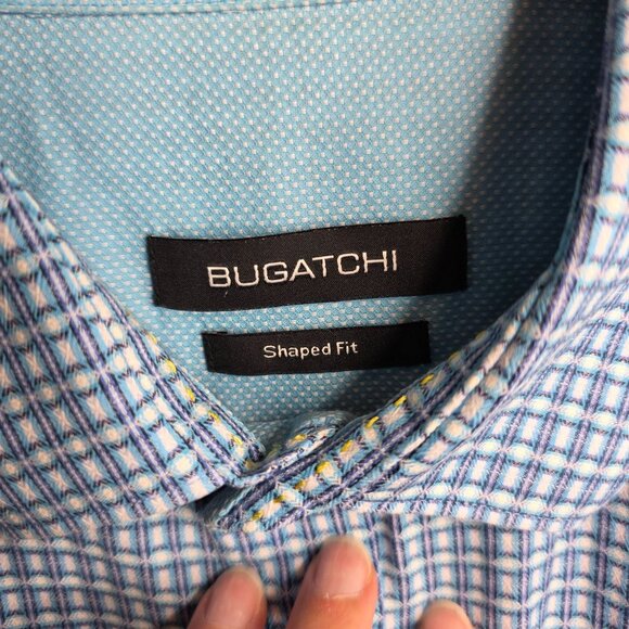 Bugatchi Dress Shirt Mens Small - Picture 5 of 7